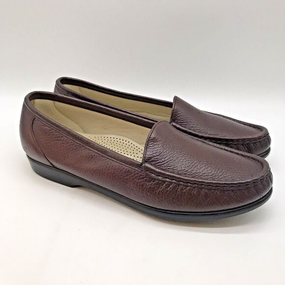 SAS Simplify TriPad Comfort Shoes Women's 10M Antique Wine Casual Slip On Loafer - Picture 1 of 9